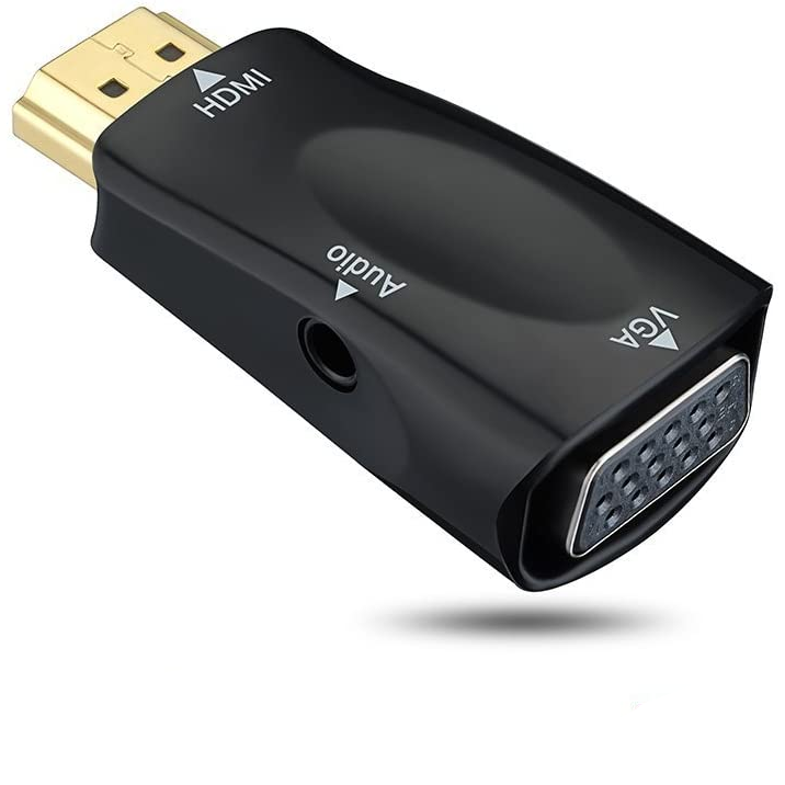 Adaptor HDMI - VGA,  Zola®, iesire audio, minijack, negru Adaptor HDMI - VGA,  Zola®, iesire audio, minijack, negru